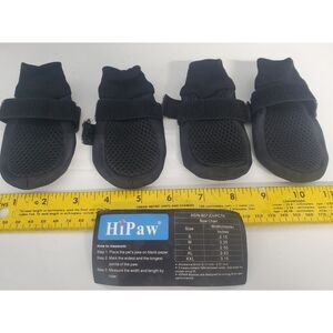 h.i.p. Black Mesh Dog Boots